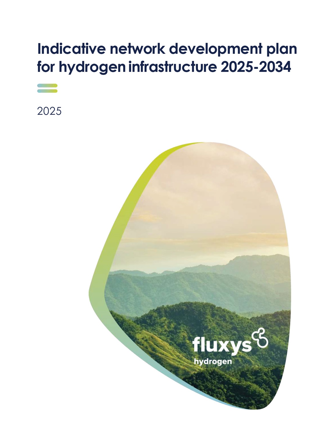 Indicative network development plan hydrogen 2025-2034 cover.