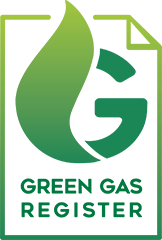 Green gas register logo