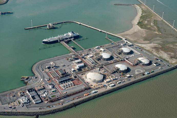Zeebrugge LNG Terminal aerial