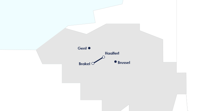 tracé Brakel-Haaltert